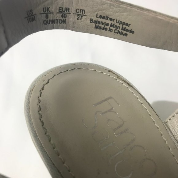 Franco Sarto Grey leather Heels - Picture 6 of 6